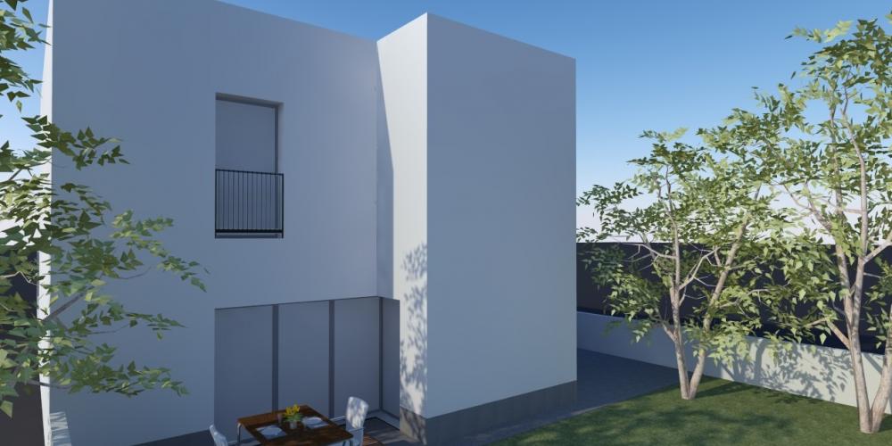 Sagres Algarve Villa-Architektur-Design 3D-Arbeiten Bau Architektur