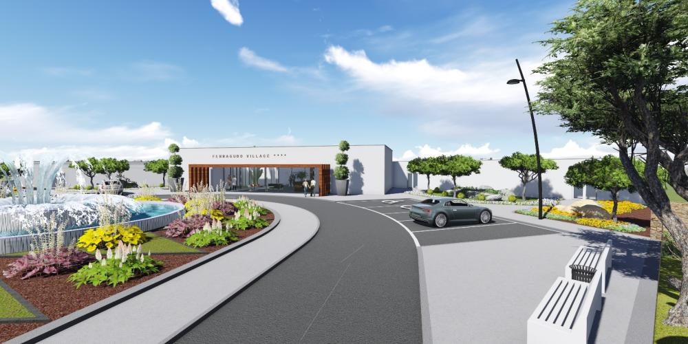 Hotel Ferragudo Lagoa Algarve Architecture Project 3D