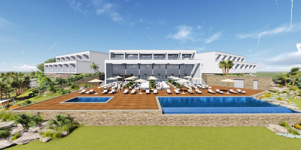 Projet Hôtel Ferragudo Lagoa Algarve Architecture 3D