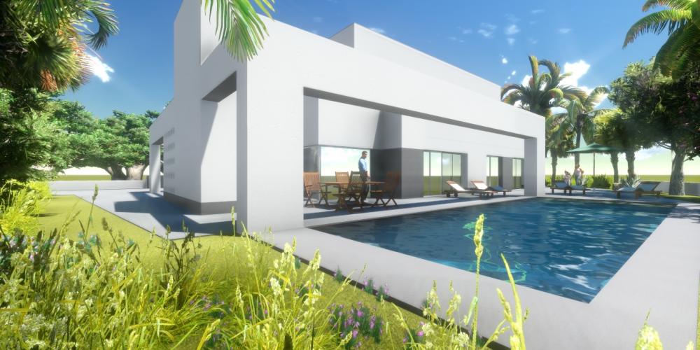 moradia moderna carvoeiro projecto arquitectura obra construção lagoa algarve portugal 