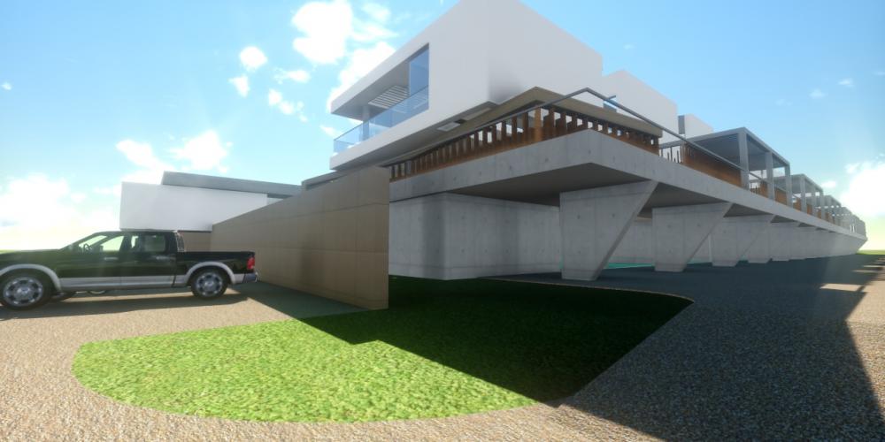 Tourist Village Portimão Algarve Projekt 3D-Architektur