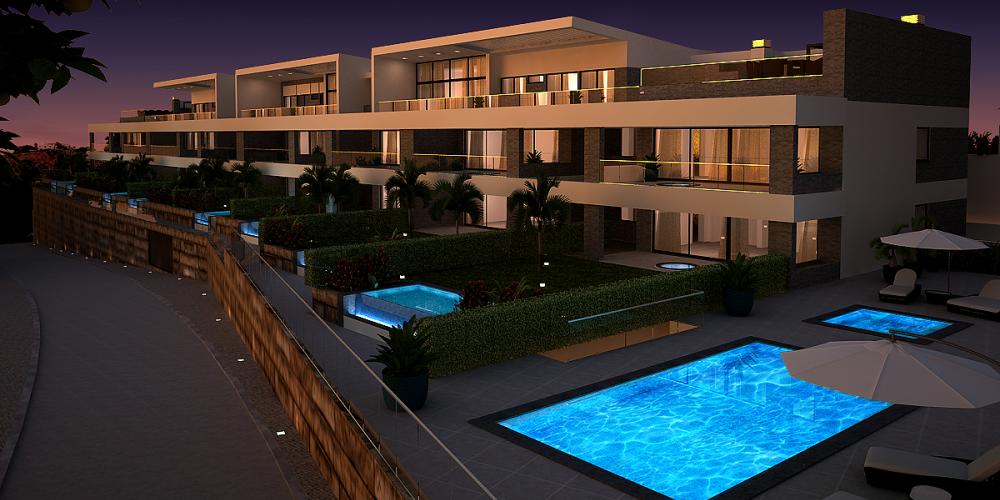 بناء الشقق finisterra البوفيرا العمارة الغارف هندسة تصميم أعمال البناء