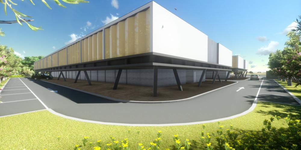 motel projet Luanda 3D immeuble de travaux d'architecture d'hébergement touristique