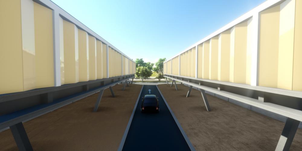 proyecto Luanda motel 3D alojamiento turístico configuración edificio trabajo